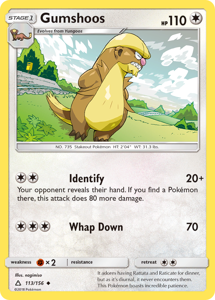 Gumshoos - 113/156 - Ultra Prism SM5 - Uncommon