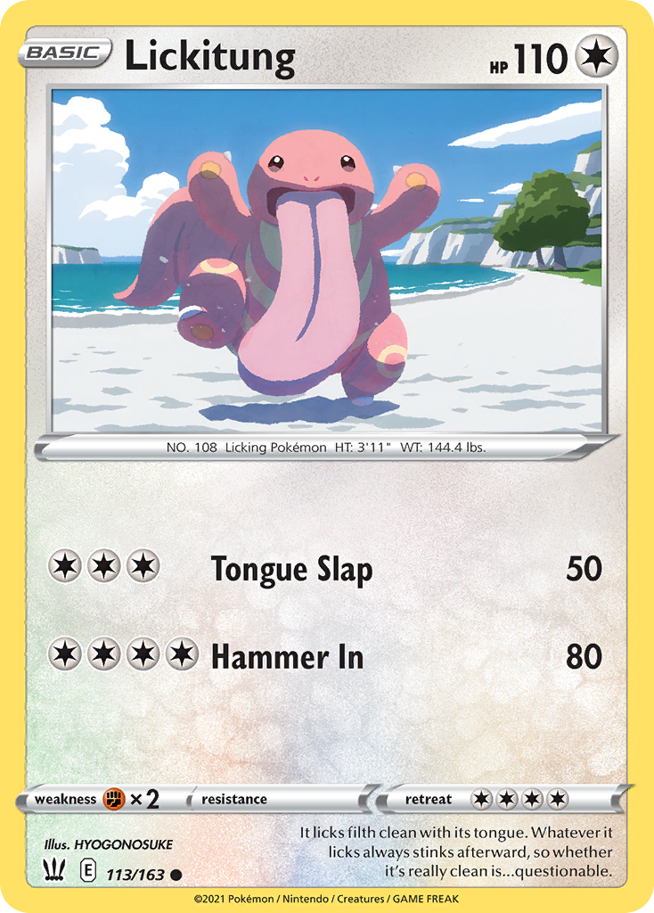 Lickitung - 113/163 - Battle Styles SWSH5 - Common
