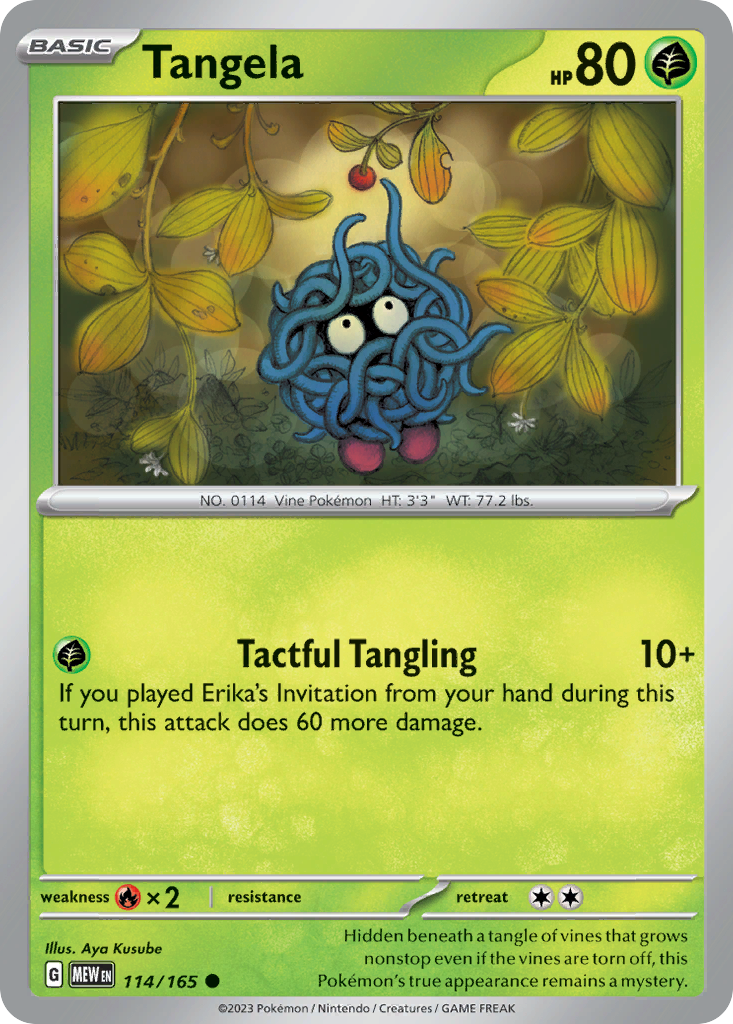 Tangela - 114/165 - 151 SV3PT5 - Common