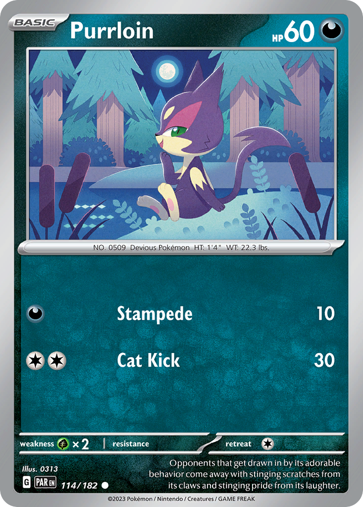 Purrloin - 114/182 - Paradox Rift SV4 - Common