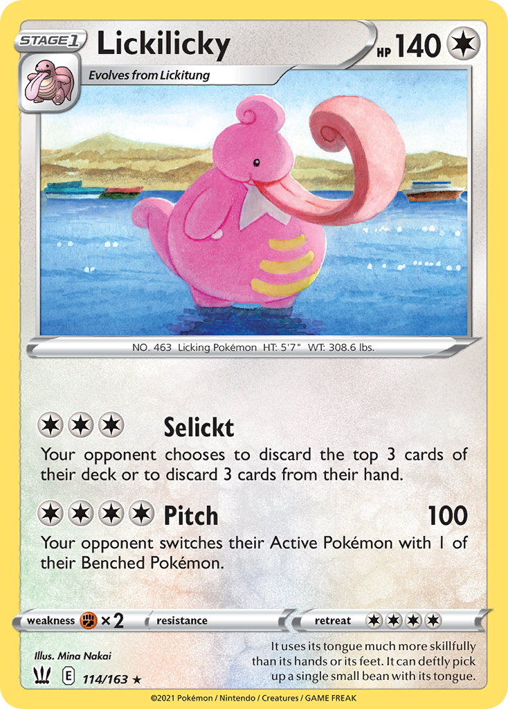 Lickilicky - 114/163 - Battle Styles SWSH5 - Rare