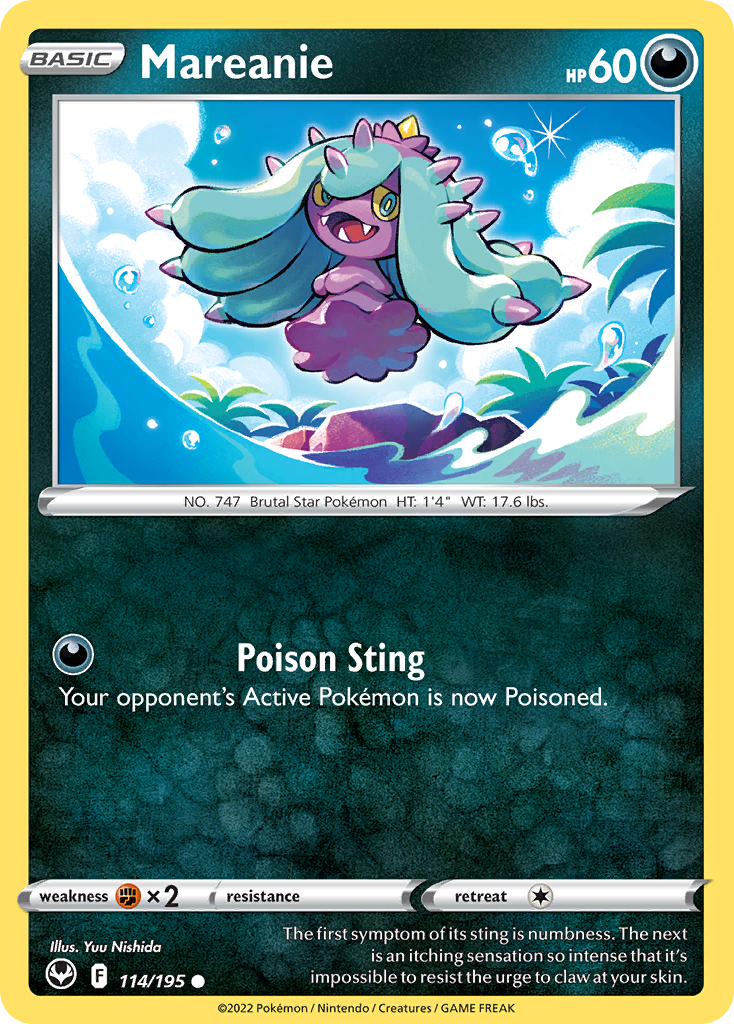 Mareanie - 114/195 - Silver Tempest SWSH12 - Common