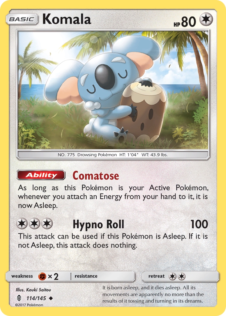 Komala - 114/145 - Guardians Rising SM2 - Uncommon