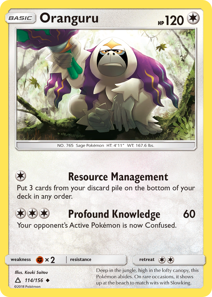 Oranguru - 114/156 - Ultra Prism SM5 - Uncommon