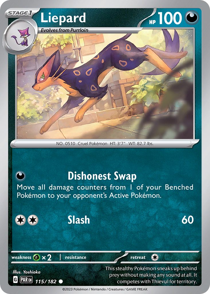 Liepard - 115/182 - Paradox Rift SV4 - Common