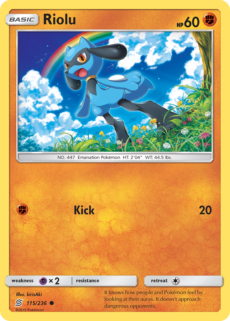 Riolu - 115/236 - Unified Minds SM11 - Common