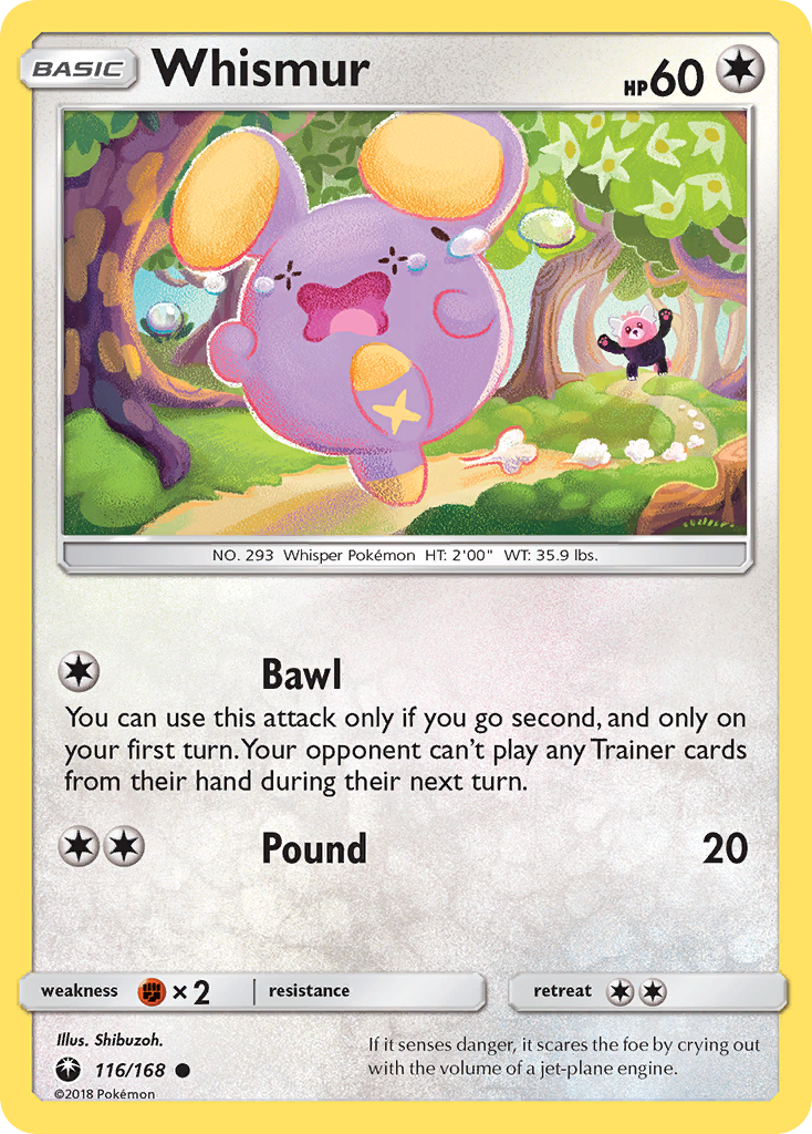 Whismur - 116/168 - Celestial Storm SM7 - Common