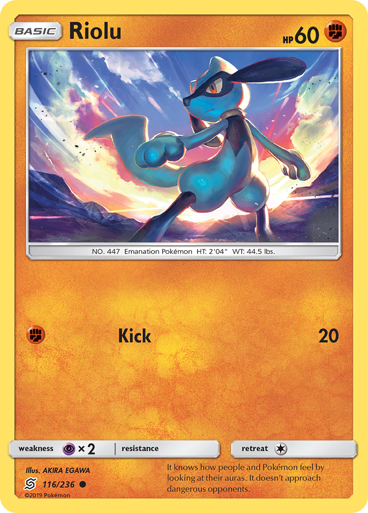 Riolu - 116/236 - Unified Minds SM11 - Common