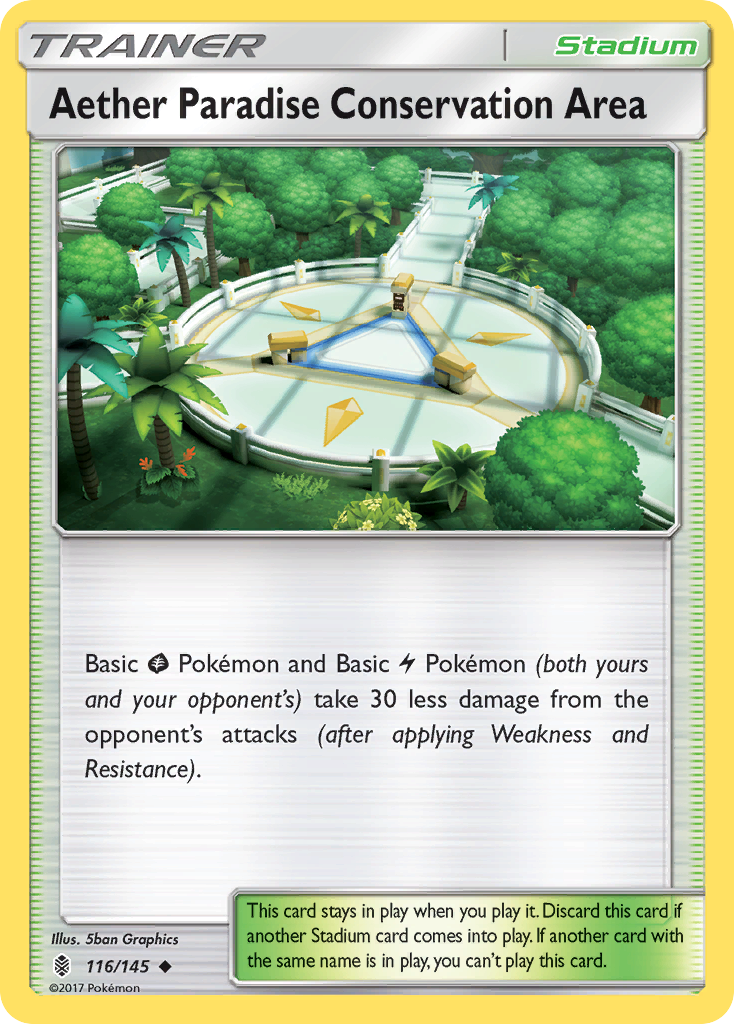 Aether Paradise Conservation Area - 116/145 - Guardians Rising SM2 - Uncommon