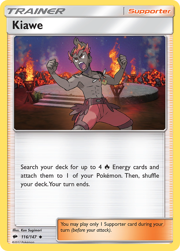 Kiawe - 116/147 - Burning Shadows SM3 - Uncommon
