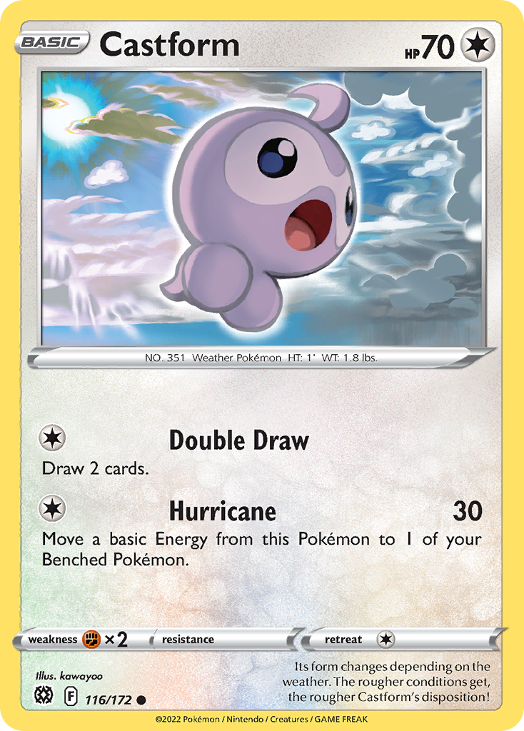 Castform - 116/172 - Brilliant Stars SWSH9 - Common