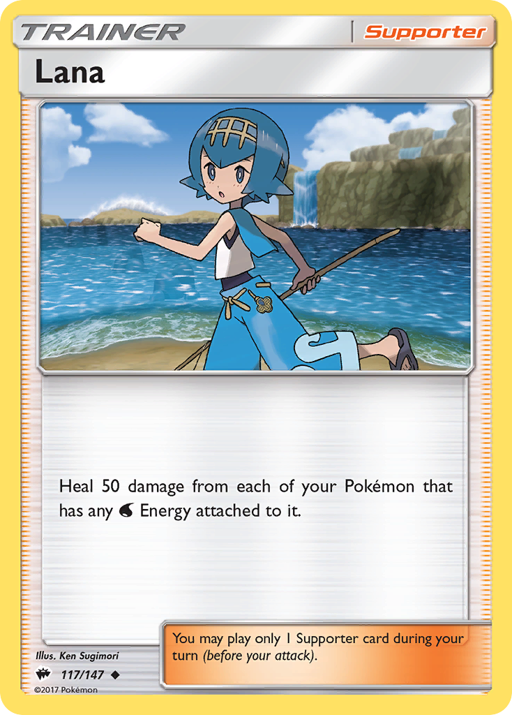 Lana - 117/147 - Burning Shadows SM3 - Uncommon