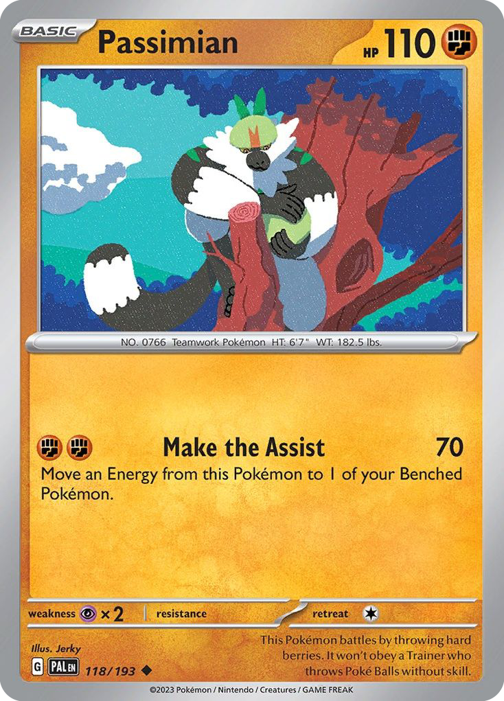 Passimian - 118/193 - Paldea Evolved SV2 - Uncommon