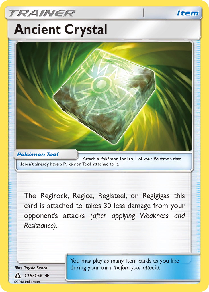 Ancient Crystal - 118/156 - Ultra Prism SM5 - Uncommon