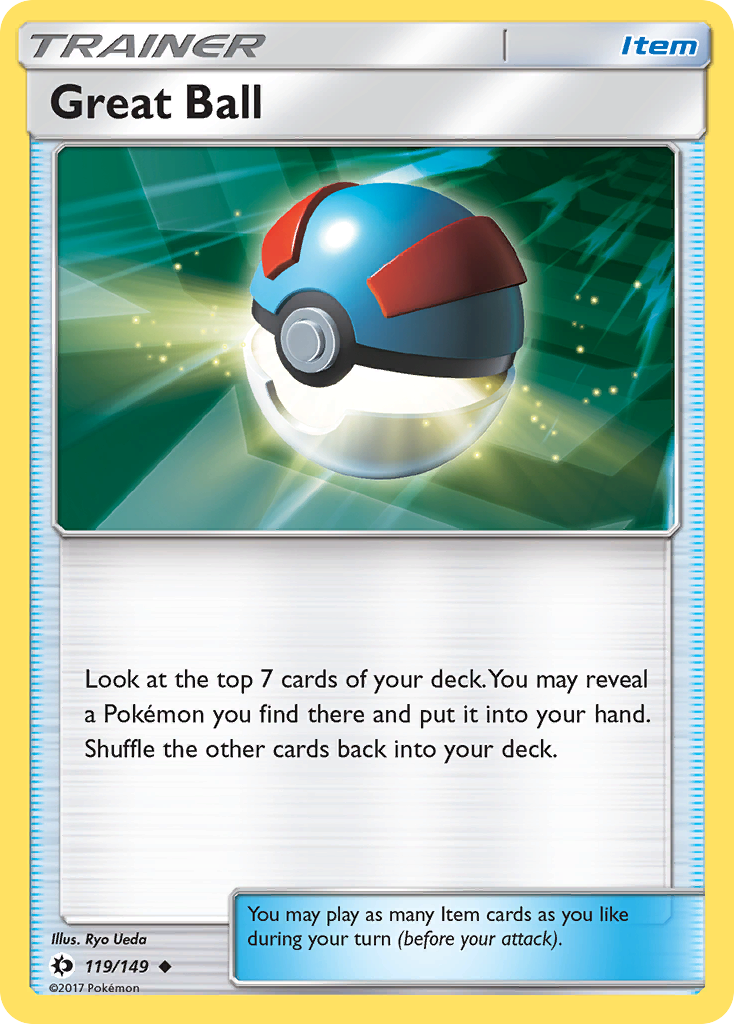 Great Ball - 119/149 - Sun & Moon SM1 - Uncommon