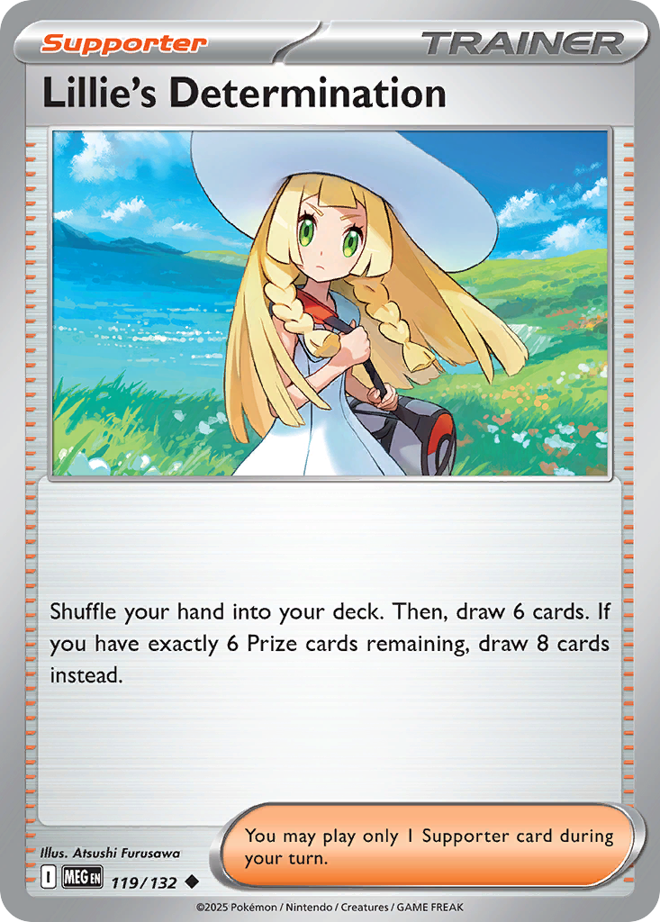 Lillie's Determination - 119/132 - Mega Evolution ME1 - Uncommon