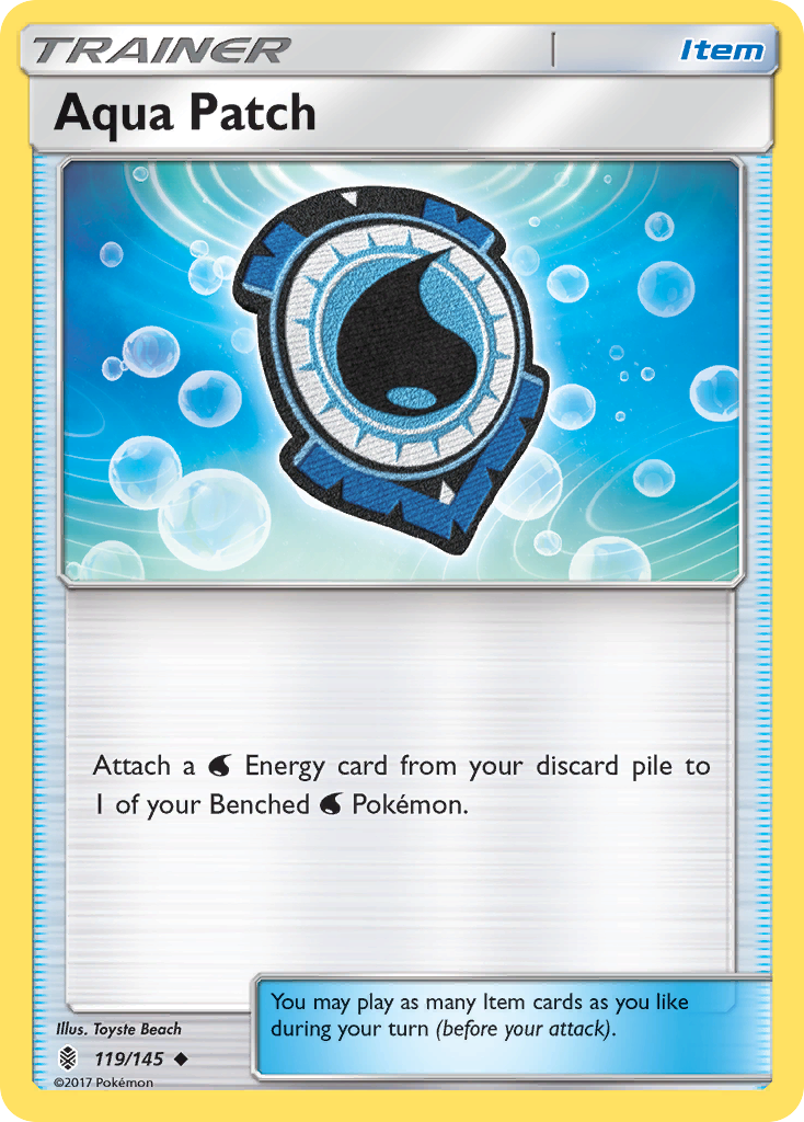 Aqua Patch - 119/145 - Guardians Rising SM2 - Uncommon