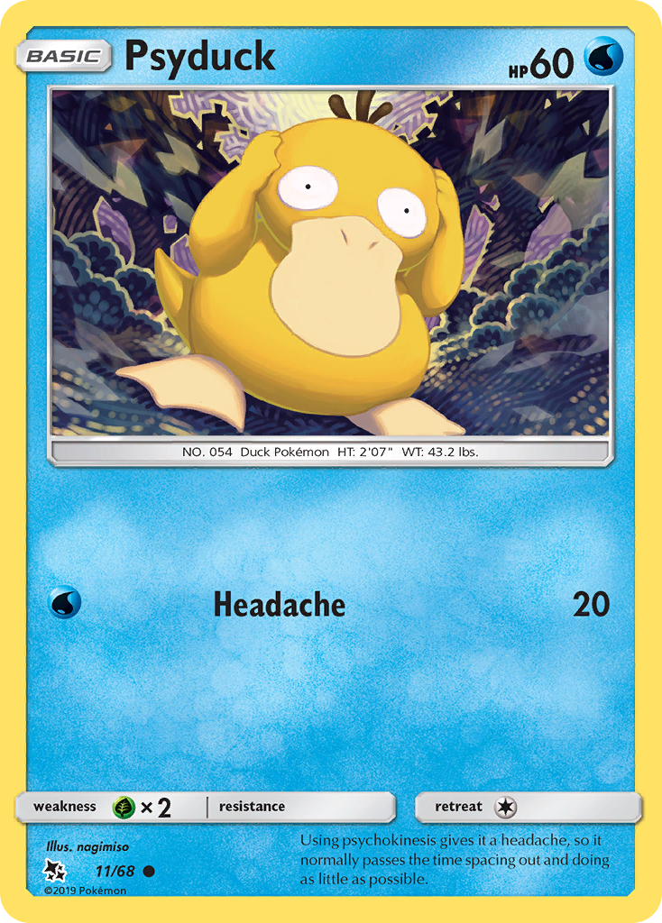 Psyduck - 11/68 - Hidden Fates SM115 - Common