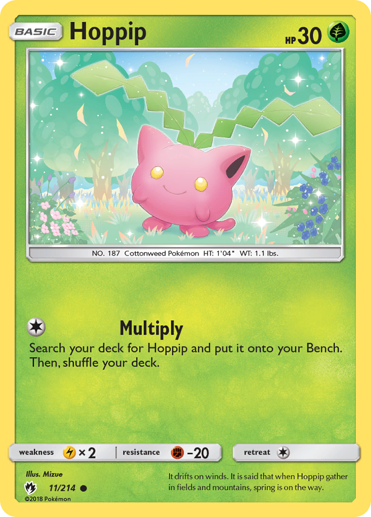 Hoppip - 11/214 - Lost Thunder SM8 - Common