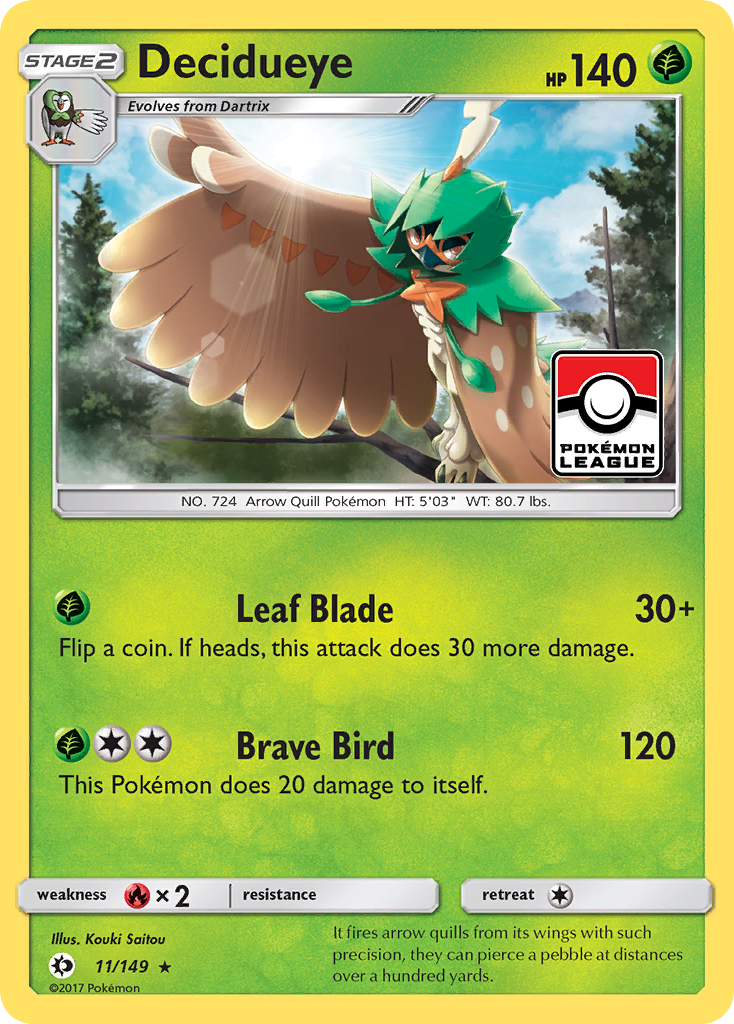 Decidueye - 11/149 - Sun & Moon SM1 - Rare