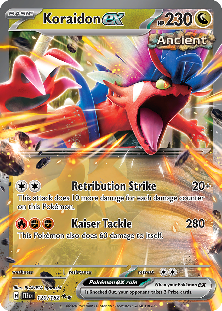 Koraidon ex - 120/162 - Temporal Forces SV5 - Double Rare