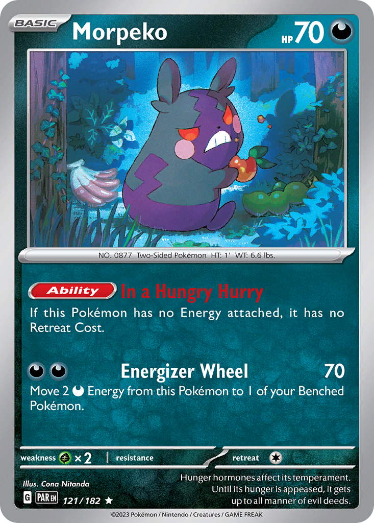 Morpeko - 121/182 - Paradox Rift SV4 - Rare