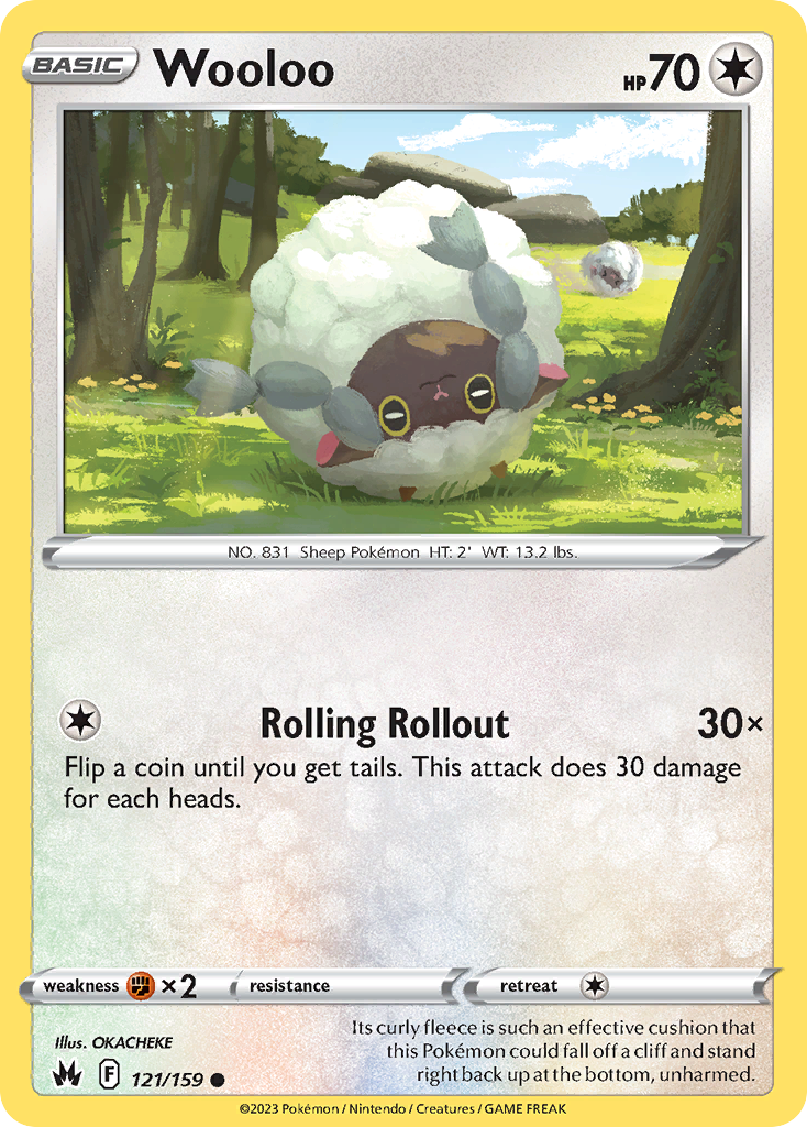 Wooloo - 121/159 - Crown Zenith SWSH12PT5 - Common
