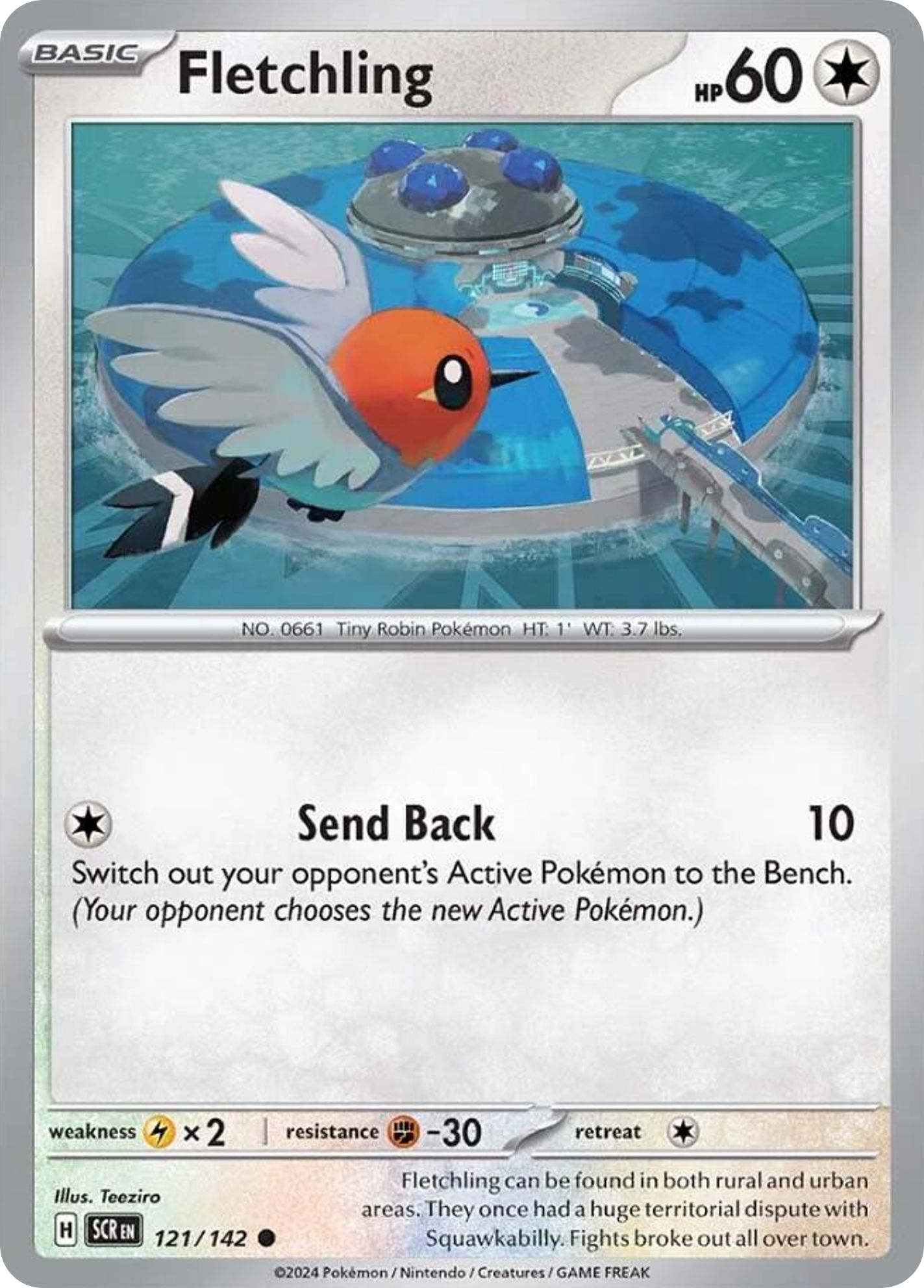Fletchling - 121/142 - Stellar Crown SV7 - Common