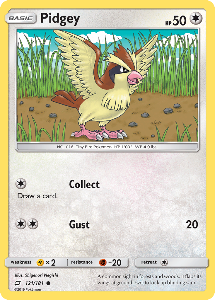 Pidgey - 121/181 - Team Up SM9 - Common