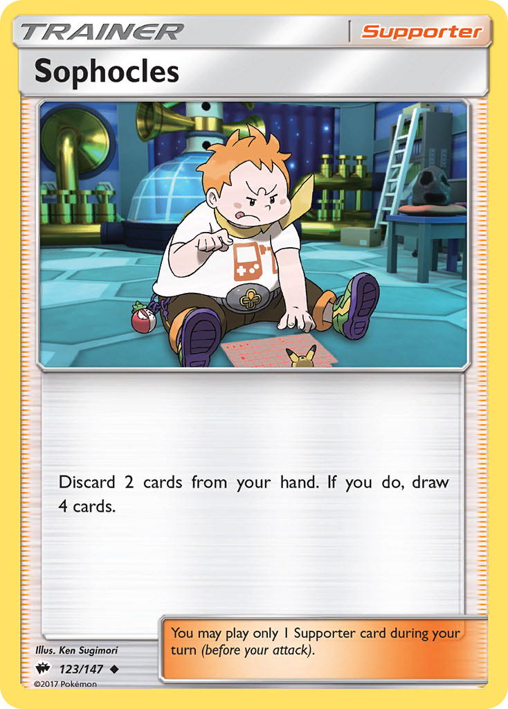 Sophocles - 123/147 - Burning Shadows SM3 - Uncommon