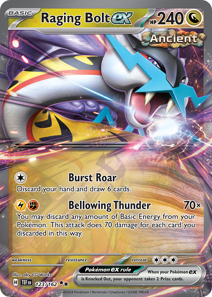 Raging Bolt ex - 123/162 - Temporal Forces SV5 - Double Rare