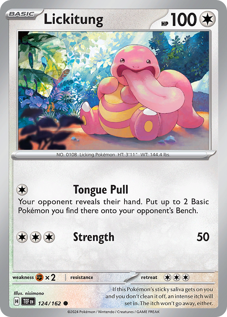 Lickitung - 124/162 - Temporal Forces SV5 - Common