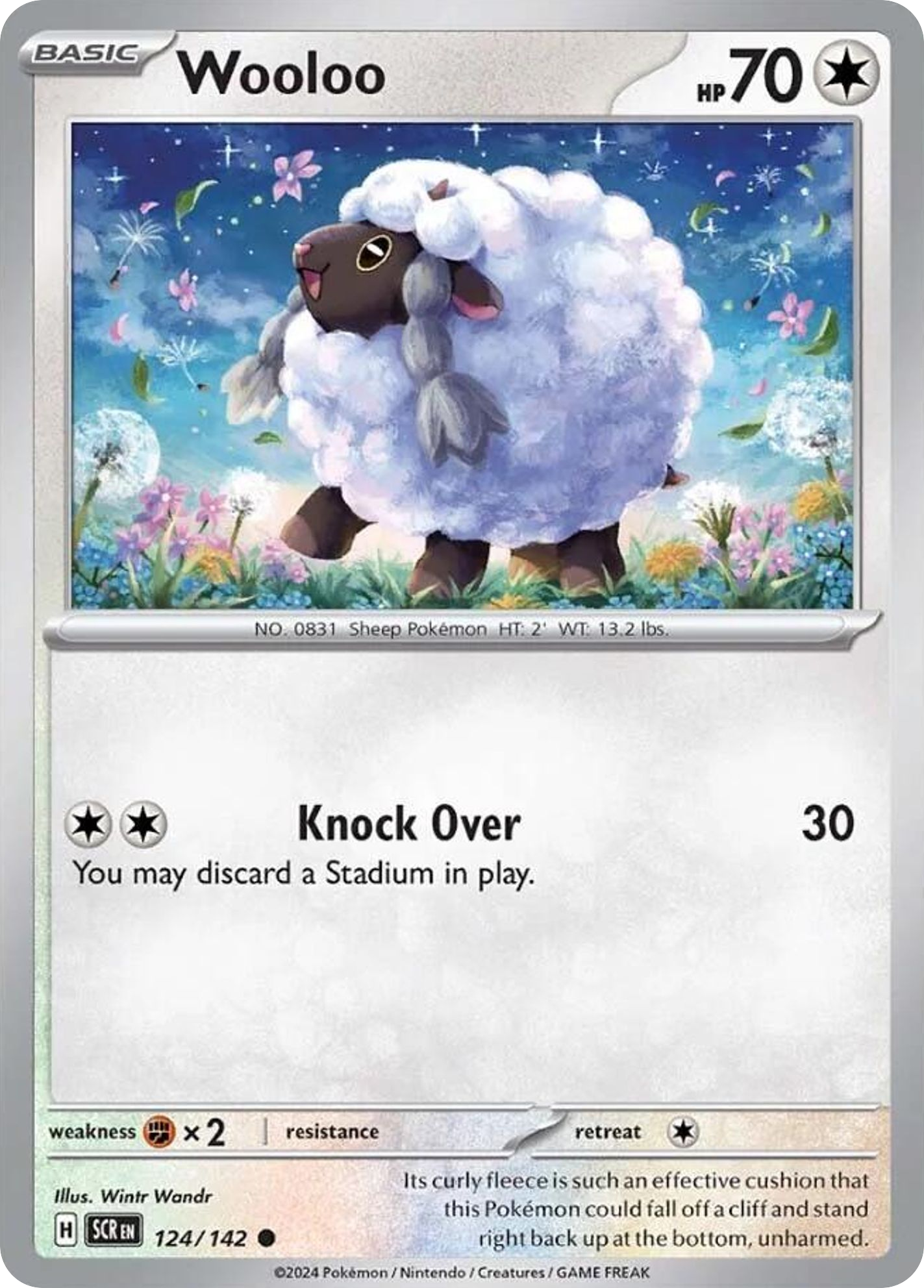 Wooloo - 124/142 - Stellar Crown SV7 - Common