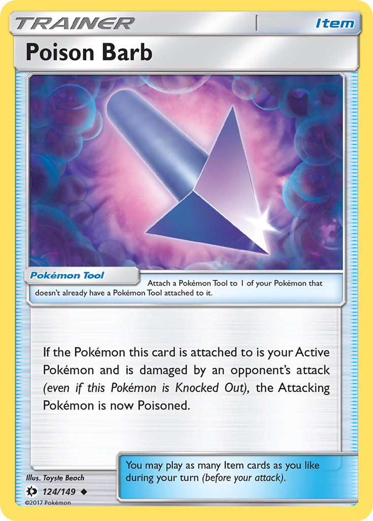 Poison Barb - 124/149 - Sun & Moon SM1 - Uncommon