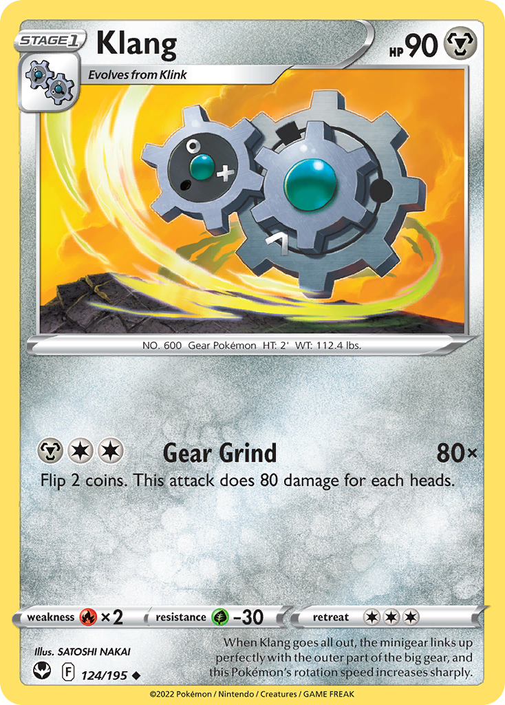 Klang - 124/195 - Silver Tempest SWSH12 - Uncommon
