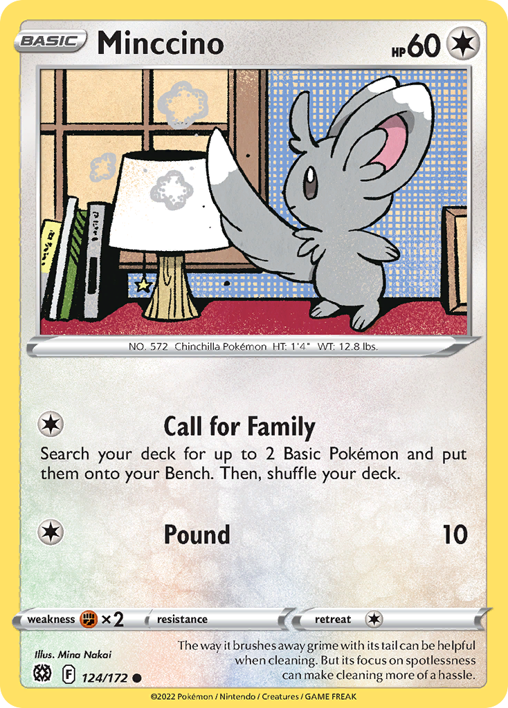 Minccino - 124/172 - Brilliant Stars SWSH9 - Common