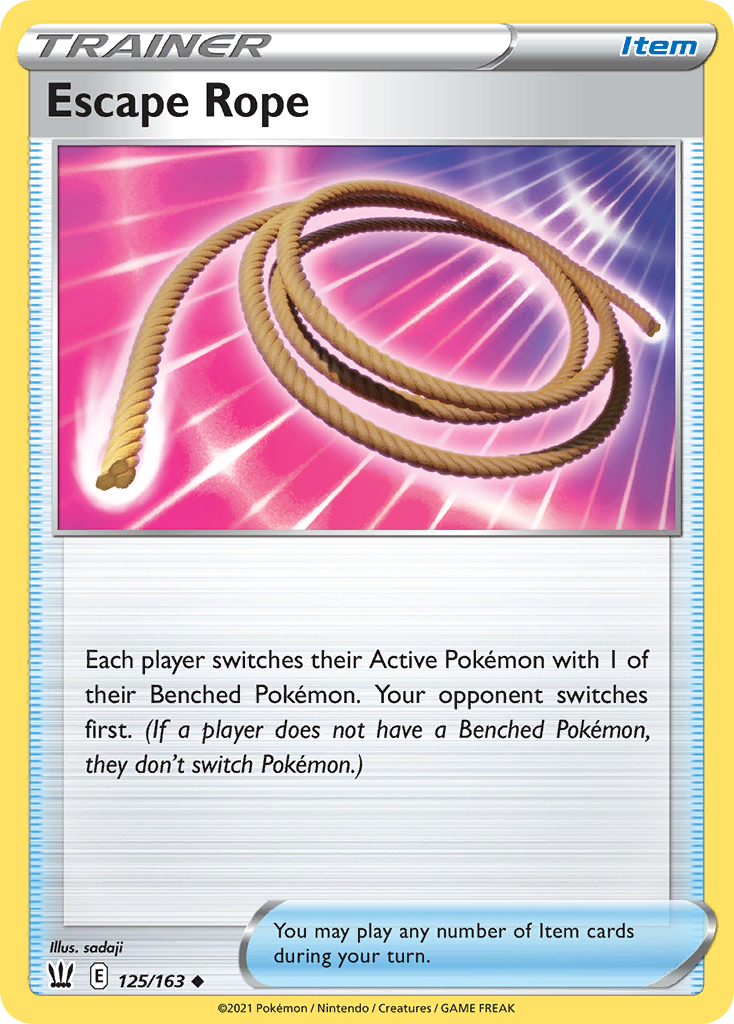 Escape Rope - 125/163 - Battle Styles SWSH5 - Uncommon