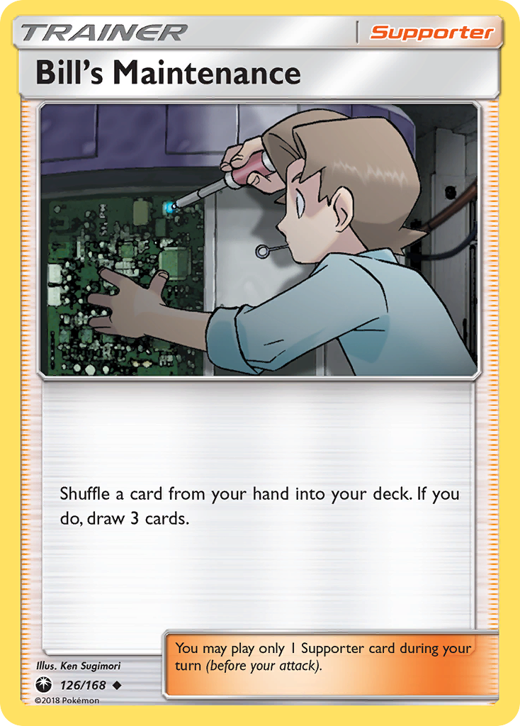 Bill's Maintenance - 126/168 - Celestial Storm SM7 - Uncommon