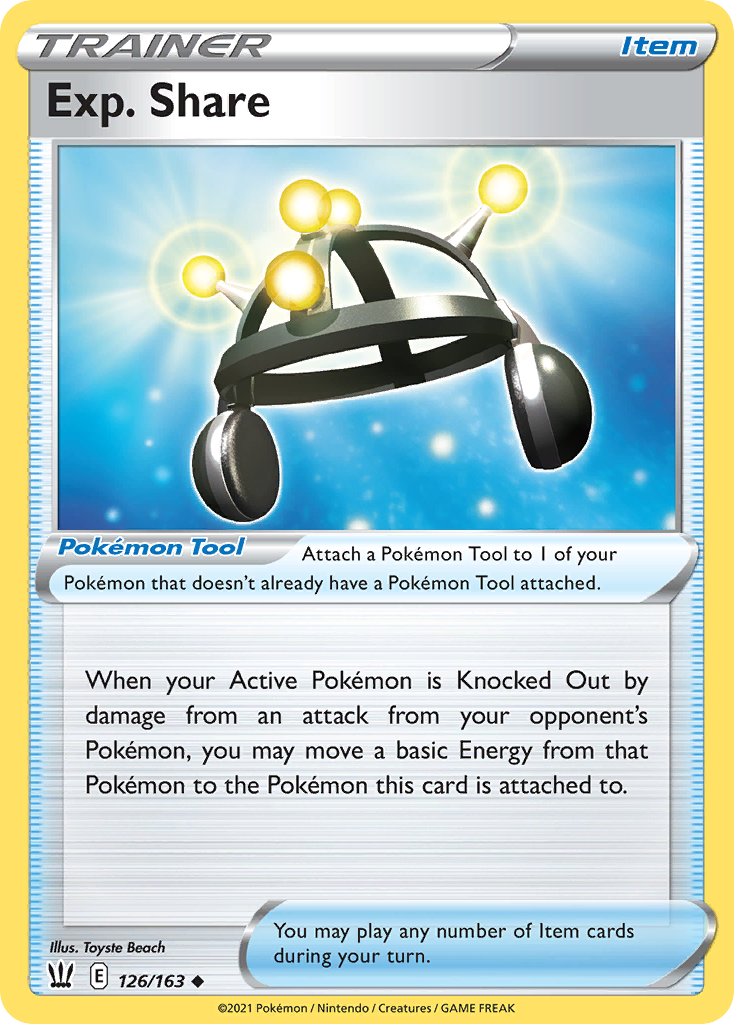 Exp. Share - 126/163 - Battle Styles SWSH5 - Uncommon