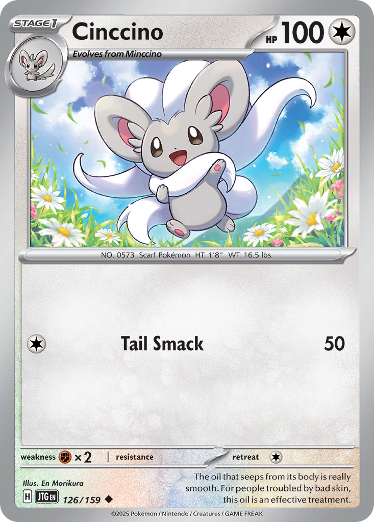 Cinccino - 126/159 - Journey Together SV9 - Uncommon