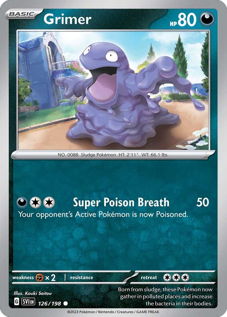 Grimer - 126/198 - Scarlet & Violet SV1 - Common