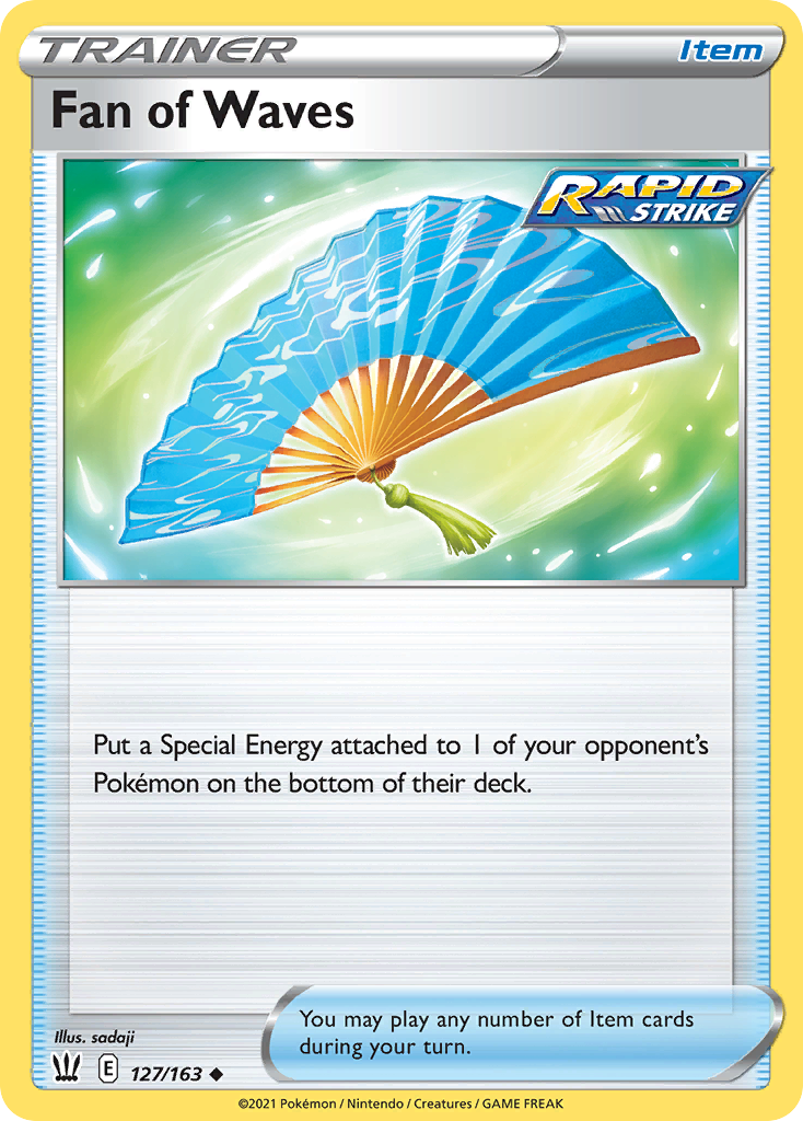 Fan of Waves - 127/163 - Battle Styles SWSH5 - Uncommon