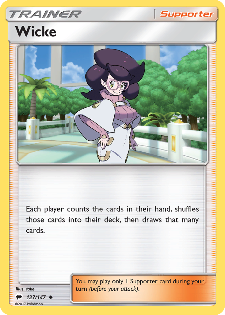 Wicke - 127/147 - Burning Shadows SM3 - Uncommon