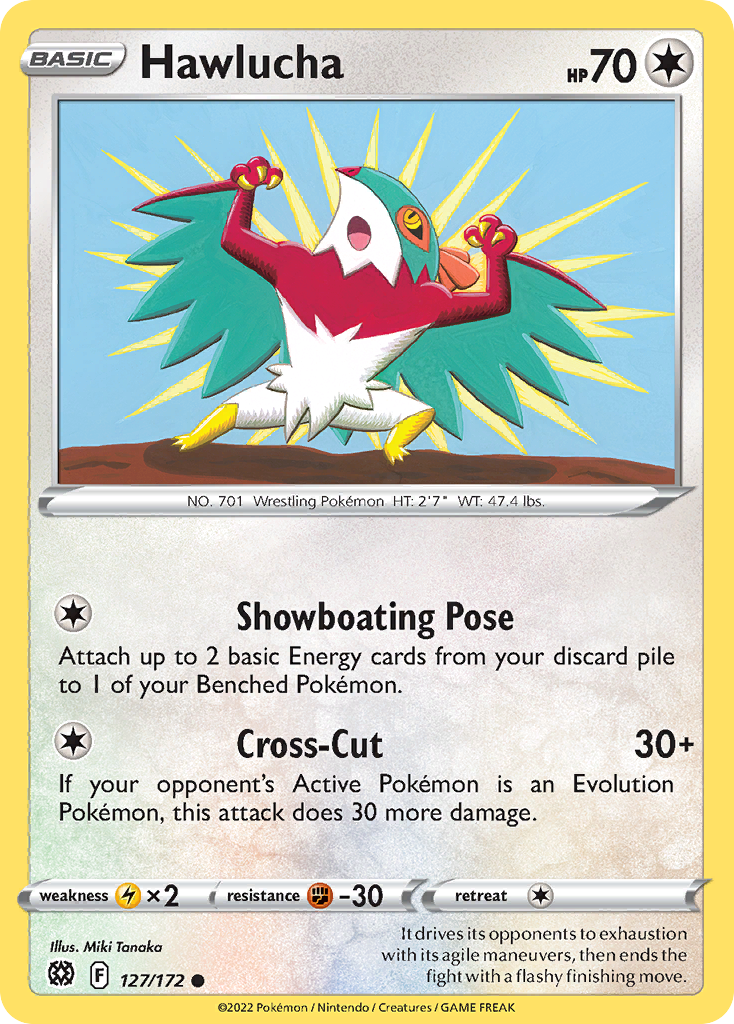 Hawlucha - 127/172 - Brilliant Stars SWSH9 - Common