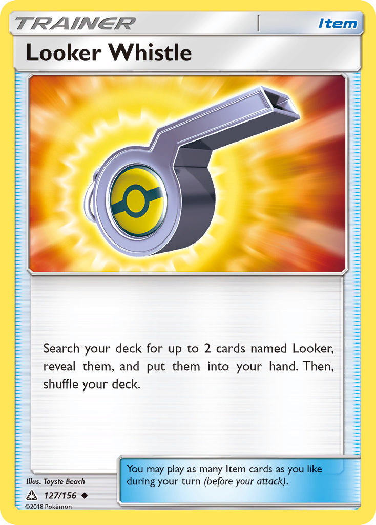 Looker Whistle - 127/156 - Ultra Prism SM5 - Uncommon