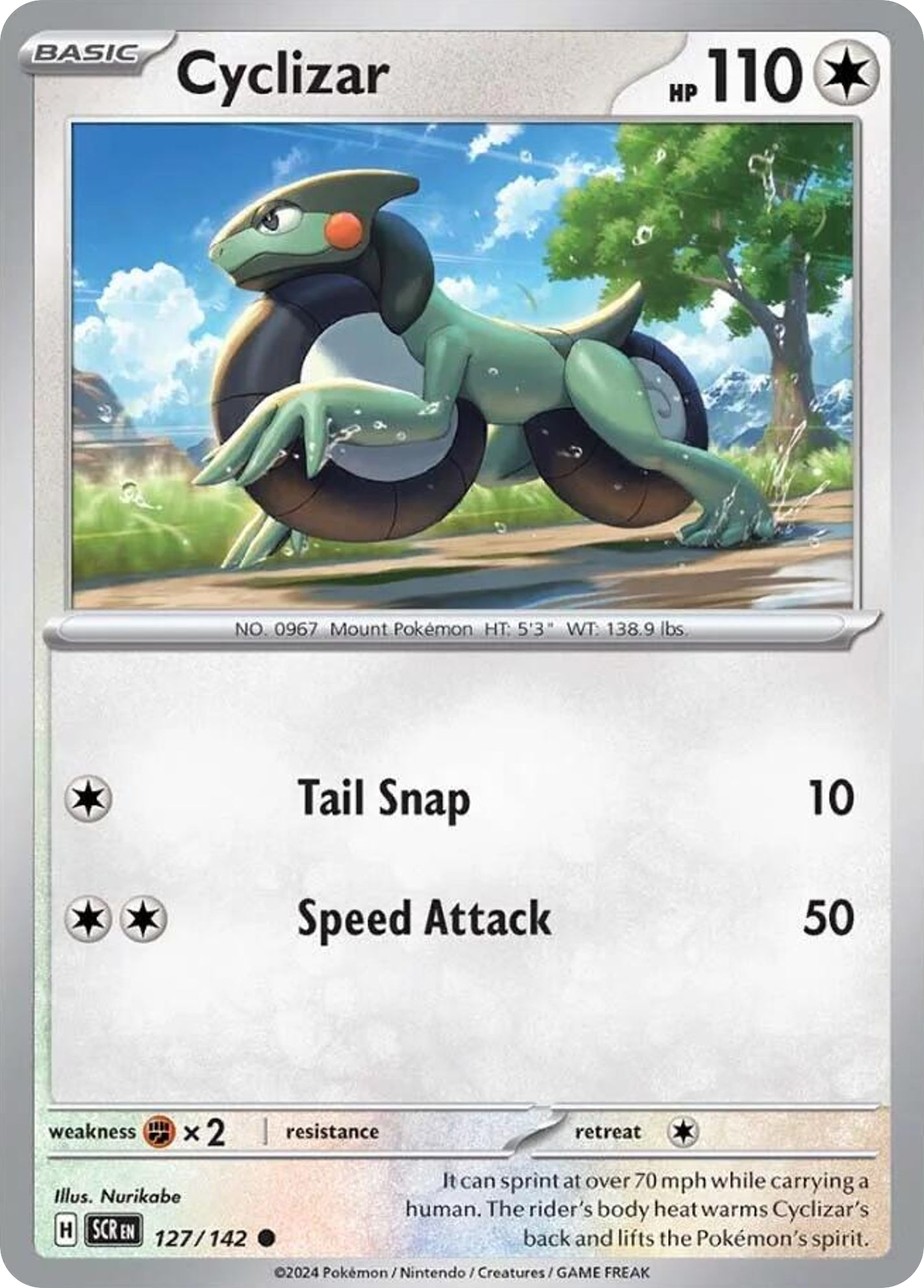 Cyclizar - 127/142 - Stellar Crown SV7 - Common