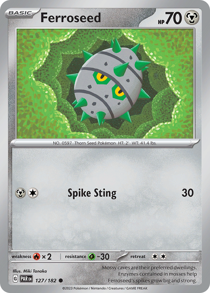 Ferroseed - 127/182 - Paradox Rift SV4 - Common