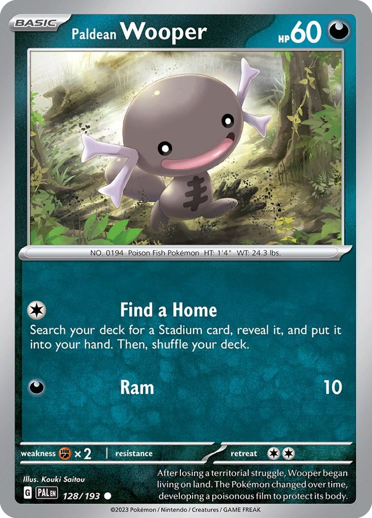 Paldean Wooper - 128/193 - Paldea Evolved SV2 - Common