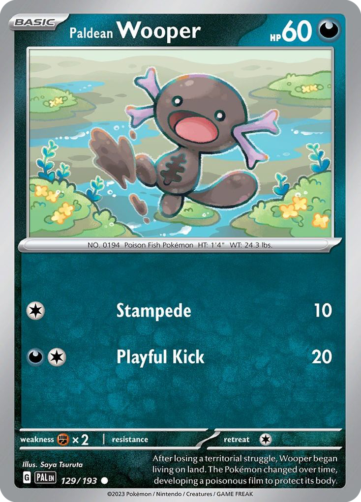Paldean Wooper - 129/193 - Paldea Evolved SV2 - Common