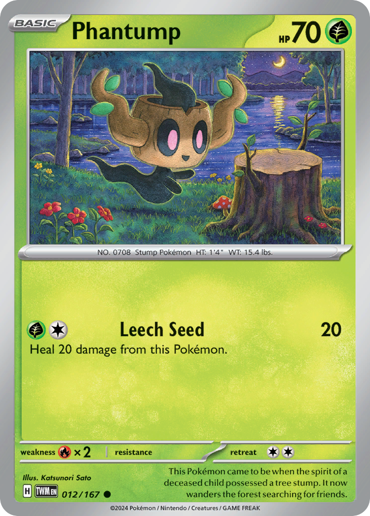 Phantump - 12/167 - Twilight Masquerade SV6 - Common